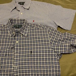 (lot of 2) Polo By Ralph Lauren Men's short sleeve shirts